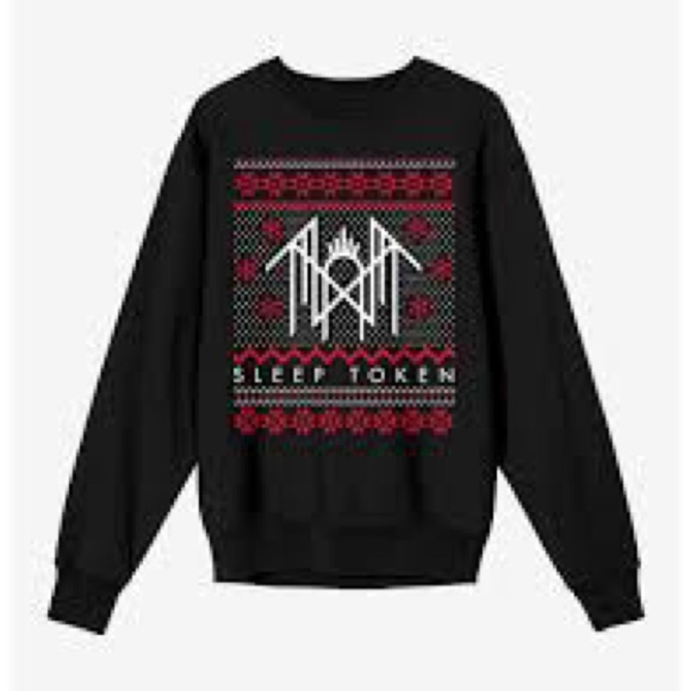 Sleep Token Holiday Sweatshirt Size XS New
